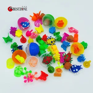 BESTZONE Wholesale 32 MM Cheap And Small Plastic Capsules With Toys For Vending Machines