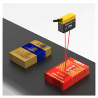 La fonction BGS peut détecter les capteurs optiques métalliques hautement réfléchissants noirs translucides Capteur photoélectrique