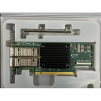 Adaptador Ethernet Mellanox VPI de 100 Gb/s, Puerto Único EDR IB RJ45, Interfaz PCI, Tarjeta de Red para Servidor MCX653106A-ECAT