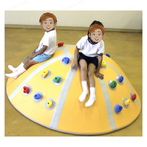 Estructura de Juego Inflable para <span class=keywords><strong>Niños</strong></span>, Zona de Juegos Interior con Tobogán y Piso Inflable para Saltar, Colchoneta de Gimnasio - Product Image 4