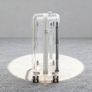 Maleta Rígida Transparente y Elegante con Ruedas, <span class=keywords><strong>Equipaje</strong></span> de Mano de 20 Pulgadas, Maleta Transparente Ligera para Viajes, Maleta de 24 y 28 Pulgadas - Product Image 4