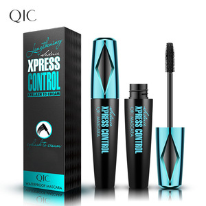 Mascara en gros 4D waterproof pour extension de <span class=keywords><strong>cils</strong></span>, colle naturelle allongeante, autocollant noir pour les yeux, cosmétiques - Product Image 1