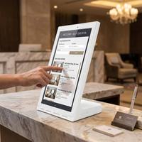 Tablette Android RK3566 avec écran tactile capacitif en forme de L, évaluateur de commentaires clients, borne de commande de restaurant, borne de commande automatique