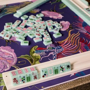 Ensemble de <span class=keywords><strong>Mahjong</strong></span> de Luxe Personnalisé en Acrylique Américain, Style Européen et Américain, Portable, Comprend 160 <span class=keywords><strong>Cartes</strong></span>, Jeu de Divertissement Décontracté, Livraison Gratuite DHL - Product Image 3