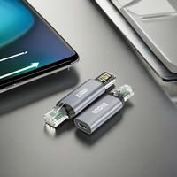 ZOGUO 1000MBPS convertisseur de Port Ethernet RJ45 mâle type-c femelle adaptateur nouveau câble réseau connexion téléphones mobiles ordinateurs portables USB C