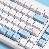 AKKO MOD 007 HE PC Mechanical Purple Melody Keyboard Gaming Berkabel Magnetik dengan Switch Hall Effect dan Polling Rate 1.000Hz