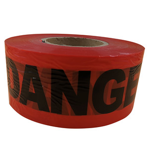 Ruban de signalisation souterrain détectable bleu 75 mm x 300 m en feuille d'aluminium PE pour marquage de lignes utilitaires - Product Image 1