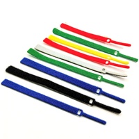 Sangles de câbles réutilisables en nylon avec fermeture auto-agrippante, organisateur de câbles réglable pour les câbles USB, d'écouteurs et d'ordinateurs portables, plusieurs couleurs disponibles