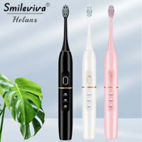Cepillo de Dientes Eléctrico Sónico Inteligente Smileviva 2026 IPX8, Plegable, 4 Modos, Motor de Levitación Magnética, Carga Directa USB, DuPont