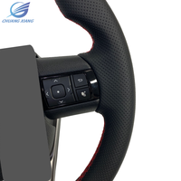 Volant de sport GR de haute qualité pour Hilux Fortuner LC79 Volant en cuir à point rouge