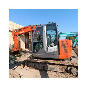 Excavadora de segunda mano pequeña de 7,5 toneladas Hitachi Zx75 usada con bomba de motor original-Componentes de núcleo incluidos - Product Image 1