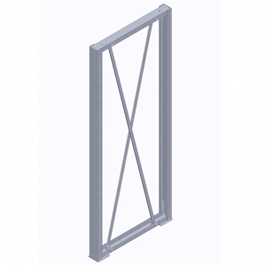Support latéral Fami 0900X2510 H Ral7000 pour support structurel - Product Image 3