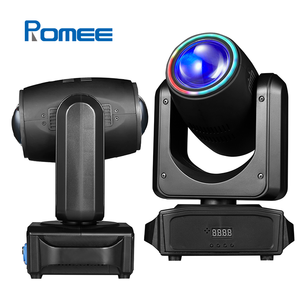 Mini projecteur à tête mobile à double faisceau RGBW 180w avec effet de poursuite d'halo RGB pour DJ Club Party Mariage Événement Éclairage de scène - Product Image 1