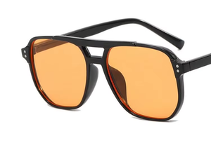 トレンドのダブルブリッジオーバーサイズブルーライトカットメガネ - <span class=keywords><strong>2026</strong></span>年新作ヴィンテージアカデミックスタイルプレーンメガネ - Product Image 5