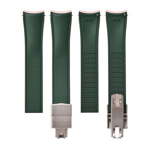 JUELONG Original CTS extremo curvo FKM correa de reloj de goma a prueba de sudor correa de reloj de buceo para relojes de lujo 20mm 22mm - Product Image 1