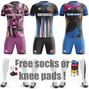 Футбольная форма из Джерси на заказ, профессиональная тайская Футбольная Одежда для взрослых детей, персонализированный дизайн логотипа для обслуживания OEM - Product Image 1