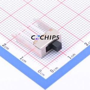 SS-12F42-G030 Slide Switch Through hole Component (THT) Switch Single Pole Double Throw Rectangle Pin Header PC Pin 12.1mm - Product Image 1