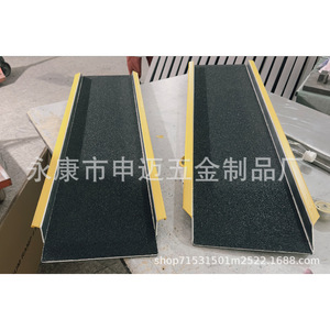 Rampa telescópica de aluminio Senmai de 4 pies para acceso de sillas de ruedas y vehículos - Product Image 3