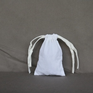 Sac de courses en coton biologique recyclable personnalisé avec impression sérigraphique, en toile écologique avec cordon de serrage - Product Image 6