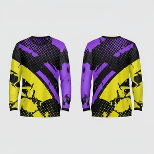 OEM Custom Logo Unisex Long Sleeve MMA Rashguard 220g Polyester Sublimation Gym Blank <b>Compression</b> <b>Shirt</b> Exportech - Product Image 1