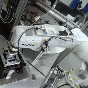 IP67แบบกะทัดรัด Kuka Kr 6 R900หุ่นยนต์เกรดอาหาร HM-SC เลือกและวางเองได้ - Product Image 1