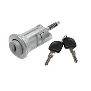 Chevrolet Spark Ignition <b>Lock</b> Cylinder 93740017 With 2 <b>Keys</b> Light Grey Cylindrical <b>Lock</b> - Product Image 1