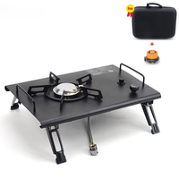 Meubles d'extérieur pour camping IGT, table pliante en alliage d'aluminium à trois unités, réglable en hauteur, portable, 2 places, carrée, pour marché nocturne