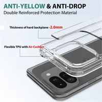 Étui Transparent Ultra-fin en Acrylique Anti-choc pour Google Pixel 11 10 Pro Fold, Compatible avec Google Pixel 11 Pro Fold