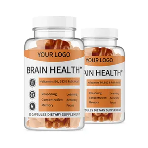 OEM/ODM Brain Health And Memory Support Capsule Brain Booster Dietary Supplements Neurotropics Vitamin B12