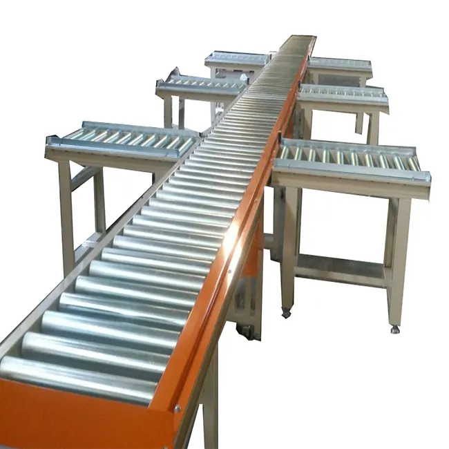 Direct Manufactural Metal Roller Conveyor Customized Roller Conveyor System Production Line Conveyor