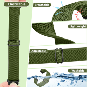 Correas de reloj de nailon elástico de 24 mm con hebilla para Venu X1/Suunto 9/9 Baro/D5/7/M9/TicWatch Altas/Pro 5/Pro 5 Enduro - Product Image 5