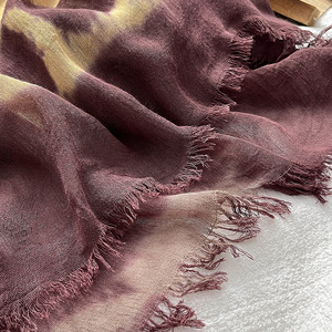 Sciarpe e Foulard Etnici da Uomo in Viscosa Sottile e Traspirante con Stampa Tie-Dye, Stile Europeo e Americano - Product Image 3
