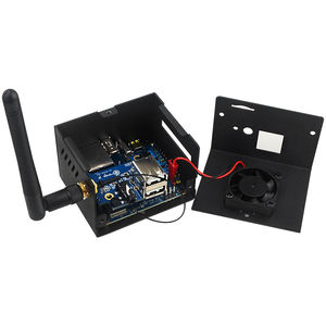 Оранжевый <span class=keywords><strong>Pi</strong></span> Zero 3 Защитный металлический корпус из алюминиевого сплава с охлаждающим вентилятором и опциональной антенной для Opi Zero 3 - Product Image 6