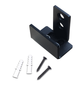 รางเลื่อนประตูโรงรถแบบโมเดิร์น WEKIS สีดำ ทำจากเหล็กและทองเหลือง ดีไซน์แบบฝังพื้น ปรับระดับได้ด้วยลูกกลิ้งด้านล่าง - Product Image 4