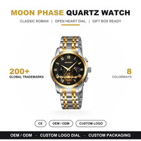 Montre-bracelet à quartz analogique SKMEI 9394 de luxe en acier inoxydable, cadran 41 mm, bracelet 20 mm, logo personnalisé, nouvelle collection, usage quotidien, fabriquée en Chine