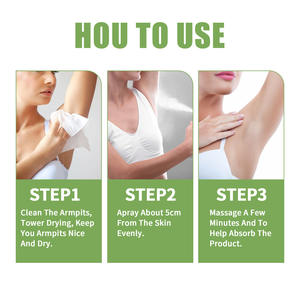 Vente en gros EELHOE longue durée fraîcheur et sécheresse utilisation significative effet corporel odeur hircus lotion éliminant - Product Image 3