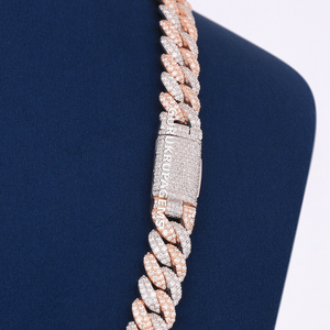 Lab Grown Diamond 925 <b>Sterling</b> <b>Silver</b> Luxury <b>Chain</b> Premium Fine Jewelry Necklace <b>for</b> Men <b>Women</b> Modern Fashion Wedding Gift Use - Product Image 4