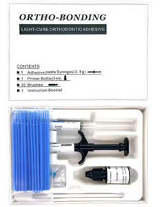 Kit Odontológico Profissional de Ortodontia com Sistema de Fotopolimerização, Gel Azul de 37% para Gravação, Adesivo Composto para Ligação de Brackets Plásticos e Metálicos - Product Image 4