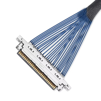 Câble micro coaxial LVDS de haute qualité à 30 broches, pas de 0,4 mm, assemblage de câbles UL94V-0 ignifuge, faisceau de câblage classé 30 V pour écran LCD