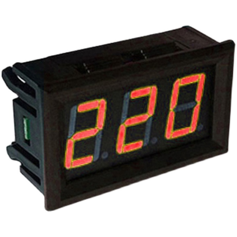 Высокоточный цифровой вольтметр портативный мини 2 / 3 провода светодиодный цифровой постоянный ток 0-30 в вольтметр для мотоцикла Вольтметр вольтметр