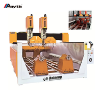 Routeur CNC automatique Anyth Machine à sculpter la pierre à 3-4 axes Machine à graver le granit et le marbre à double tête