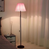 Lampe sur pied LED moderne et minimaliste en aluminium et tissu, économe en énergie, protection des yeux, pour salon, bureau, chambre, hôtel