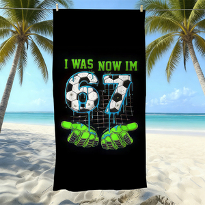 <span class=keywords><strong>Serviette</strong></span> <span class=keywords><strong>de</strong></span> plage en microfibre pour gardien <span class=keywords><strong>de</strong></span> but <span class=keywords><strong>de</strong></span> football, séchage rapide, sans sable, cadeau pour les fans <span class=keywords><strong>de</strong></span> football, <span class=keywords><strong>serviette</strong></span> <span class=keywords><strong>de</strong></span> sport personnalisée pour la piscine - Product Image 2