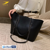 Maßgefertigte Damen Große Kapazität PU-Leder Ketten-Tragetasche Lässige Büro-Pendler-Damen Shopper Schulterhandtasche