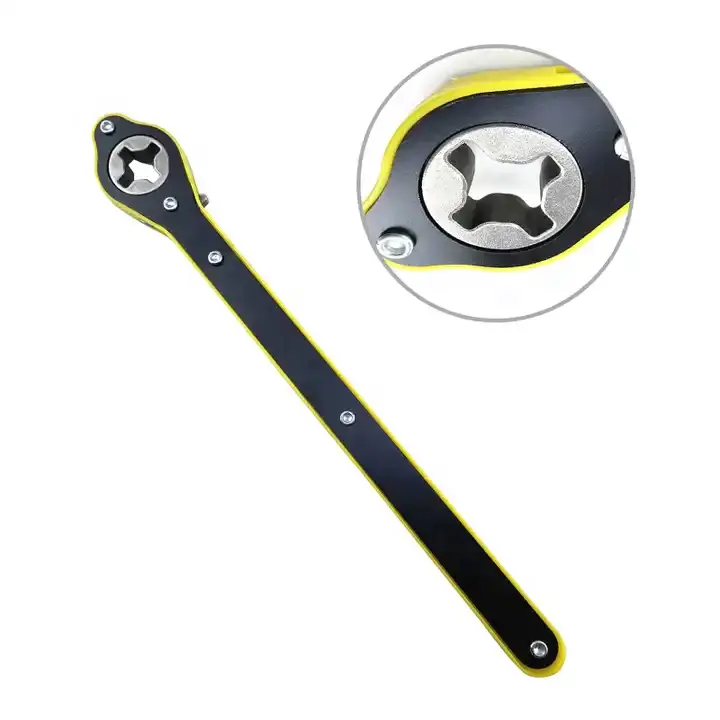 HuaJu Industrial Tyre Nnloading Tool Garage Tire Wheel Lug Wrench Handle Labor-saving Scissor Jack Ratchet Wrench