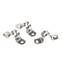 Collier de serrage en acier inoxydable 304 épaissi, type selle, attache en U pour tuyau d'eau, métrique/pouce
