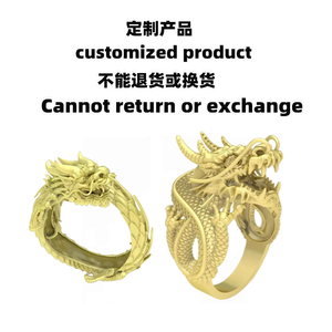 Messingskulptur Messingornament Krokodil König der Dinosaurier Tiefseefisch Künstlerisches Dekoratives Ornament - Product Image 4