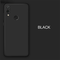 Coque de téléphone en Silicone liquide pour Huawei, étui Original souple pour Honor 10 Lite, 8x, P20 Lite, Nova 3, 3i, p smart plus, z pro 2019