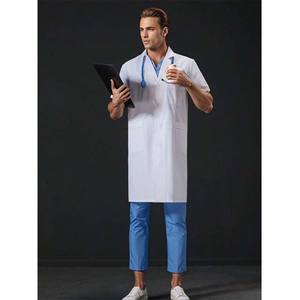 Diseño personalizado Eco-Friendly Tejido Bata de laboratorio Traje médico Ropa de laboratorio Uniformes de hospital - Product Image 2