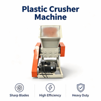 Granulateur broyeur de plastique de type couteau à 11 lames SKD, direct usine, pour le recyclage des déchets plastiques et la broyage des rebuts